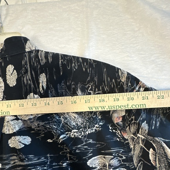 Magellan Sportswear Men's Short Sleeve Button Up Shirt Fishing Print Mens Size L - Picture 7 of 13